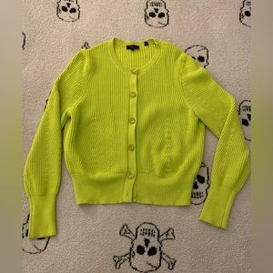 Neon Ted Baker London Knit Sweater Cardigan